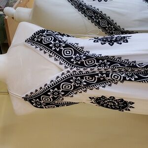 Advance Apparels Black and White Sundress